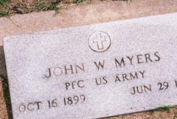 PFC John W Myers on Sysoon