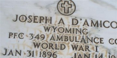 PFC Joseph A D'Amico on Sysoon