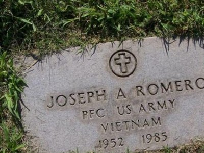 PFC Joseph A Romero on Sysoon
