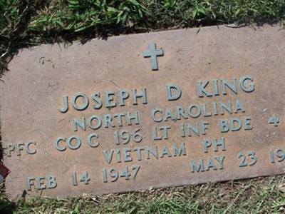 PFC Joseph Deward King on Sysoon