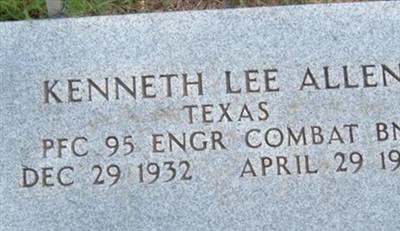 PFC Kenneth Lee Allen on Sysoon