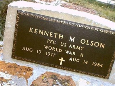 PFC Kenneth M. Olson on Sysoon