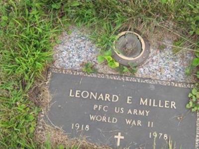 PFC Leonard E. Miller on Sysoon