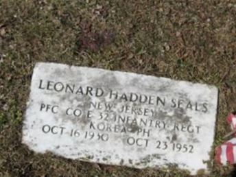 PFC Leonard Hadden Seals on Sysoon