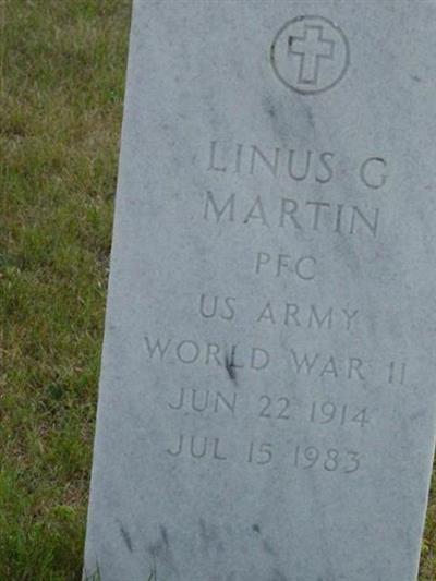 PFC Linus George Martin on Sysoon