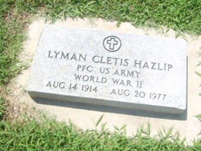 PFC Lyman Cletis Hazlip on Sysoon