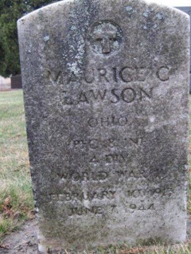 PFC Maurice C Lawson on Sysoon