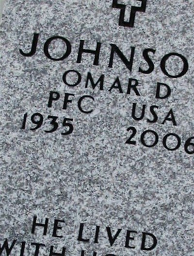 PFC Omar D. Johnson on Sysoon