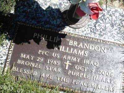 PFC Phillip Brandon Williams on Sysoon