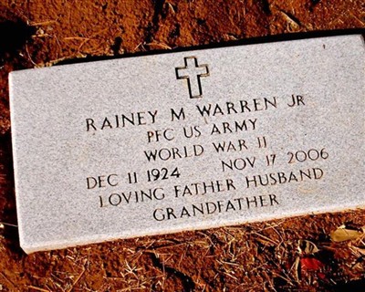 PFC Rainey W. Warren, Jr on Sysoon