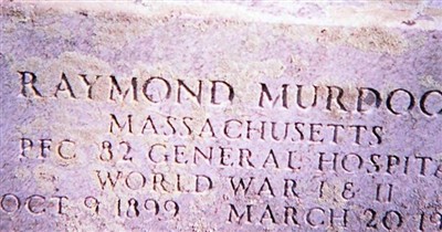 PFC Raymond Murdock on Sysoon