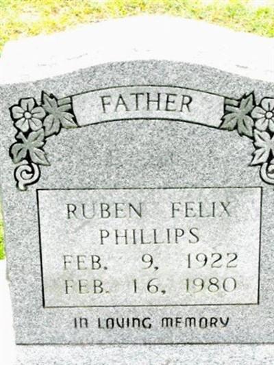 PFC Ruben Felix Phillips on Sysoon
