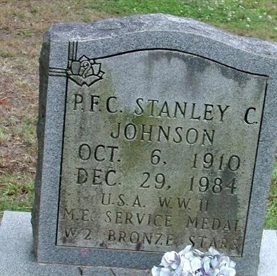 PFC Stanley C. Johnson on Sysoon