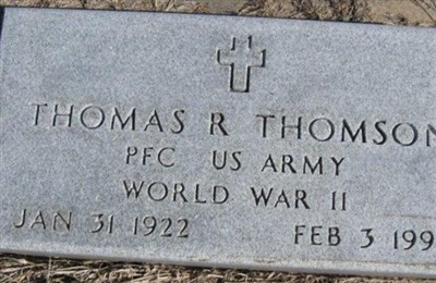 PFC Thomas R. Thomson on Sysoon