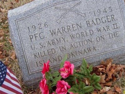 PFC Warren Badger on Sysoon
