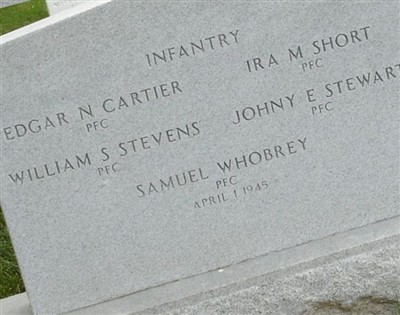 PFC William S. Stevens on Sysoon
