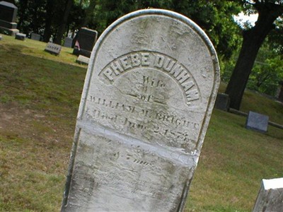 Phebe Dunham Bright on Sysoon