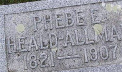 Phebe E Heald Allman on Sysoon