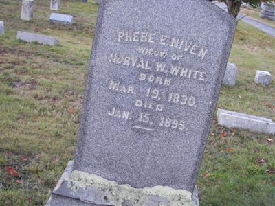 Phebe E Niven White on Sysoon