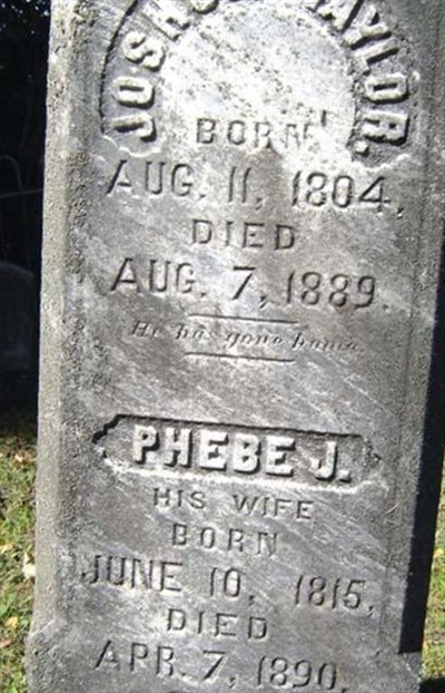 Phebe J Taylor on Sysoon