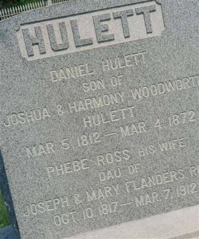 Phebe Ross Hulett on Sysoon