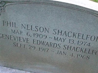 Phil Nelson Shackelford on Sysoon