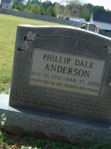 Phillip Dale Anderson on Sysoon