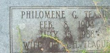 Philomene G. Teague on Sysoon
