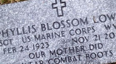 Phyllis Blossom Lowry on Sysoon