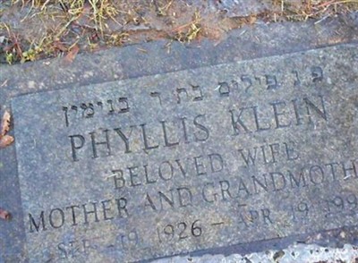 Phyllis Klein on Sysoon