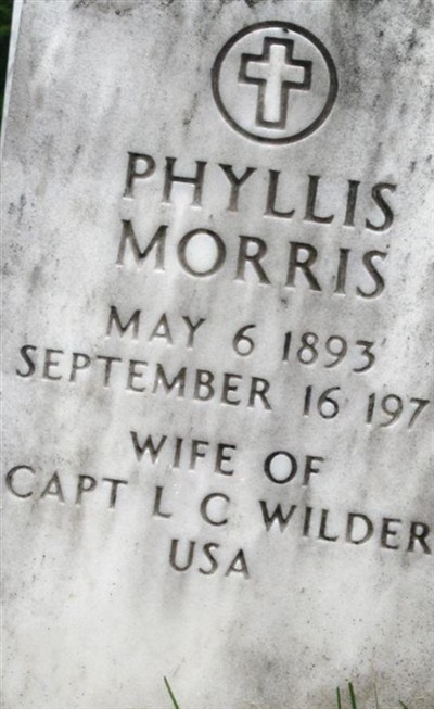 Phyllis Morris Wilder on Sysoon