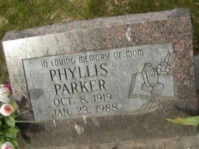 Phyllis Parker on Sysoon