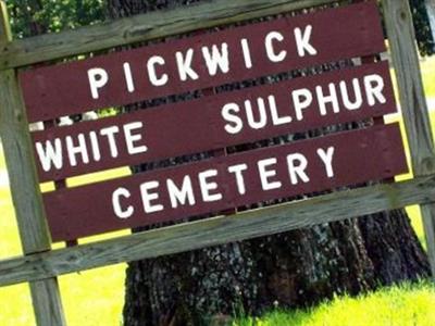 Pickwick-White Sulphur Cemetery on Sysoon