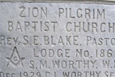 Zion Pilgrim Baptist Church Cemetery on Sysoon
