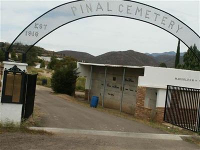 Pinal Cemetery on Sysoon