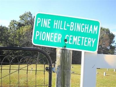 Pine Hill-Bingham Pioneer Cemetery on Sysoon