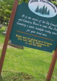 Pine Tree Cemetery on Sysoon