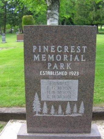 Pinecrest Memorial Park on Sysoon