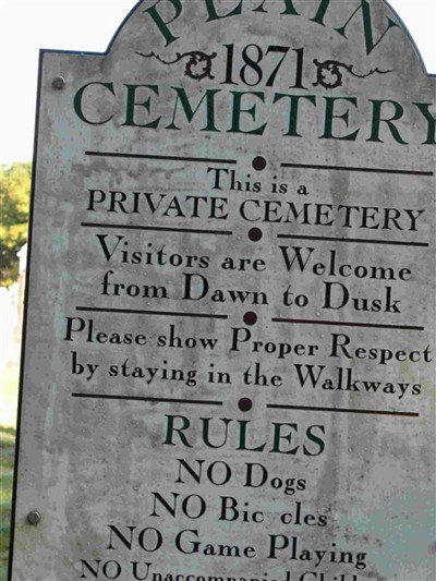 Plain Cemetery on Sysoon