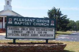 Pleasant Grove Baptist Church Cemetery on Sysoon