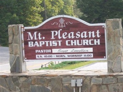 Mount Pleasant Baptist Church Cemetery on Sysoon