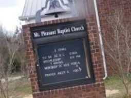 Mount Pleasant Baptist Church Cemetery on Sysoon