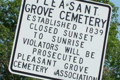 Pleasant Grove Cemetery on Sysoon