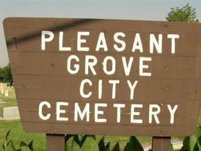 Pleasant Grove City Cemetery on Sysoon