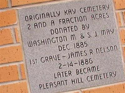 Pleasant Hill Cemetery on Sysoon