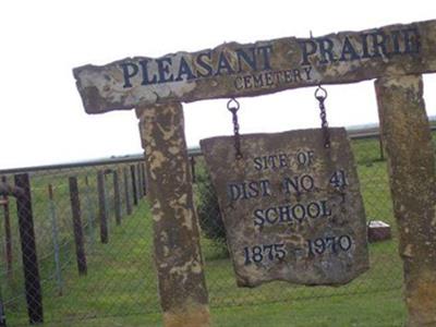 Pleasant Prairie Cemetery on Sysoon