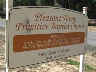 Pleasant Home Primitive Baptist Cemetery on Sysoon