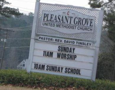 Pleasant Grove United Methodist Church Cemetery on Sysoon