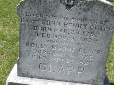 Polly Boone Clapp on Sysoon