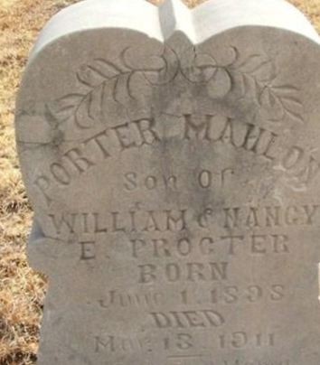 Porter Mahlon Procter on Sysoon
